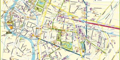 Карта на Банкок улица
