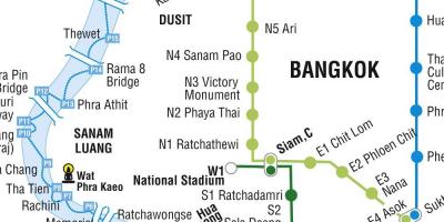 Карта на метрото в Банкок и Банкок