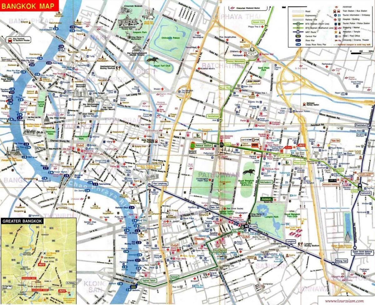 карта MBK Банкок