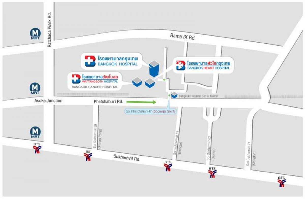 картата болница в Банкок 