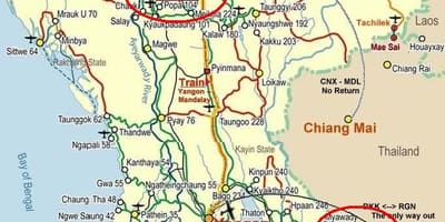 Карта на пистата Банкок 