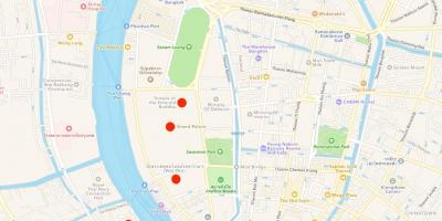 Карта на храмове в Банкок